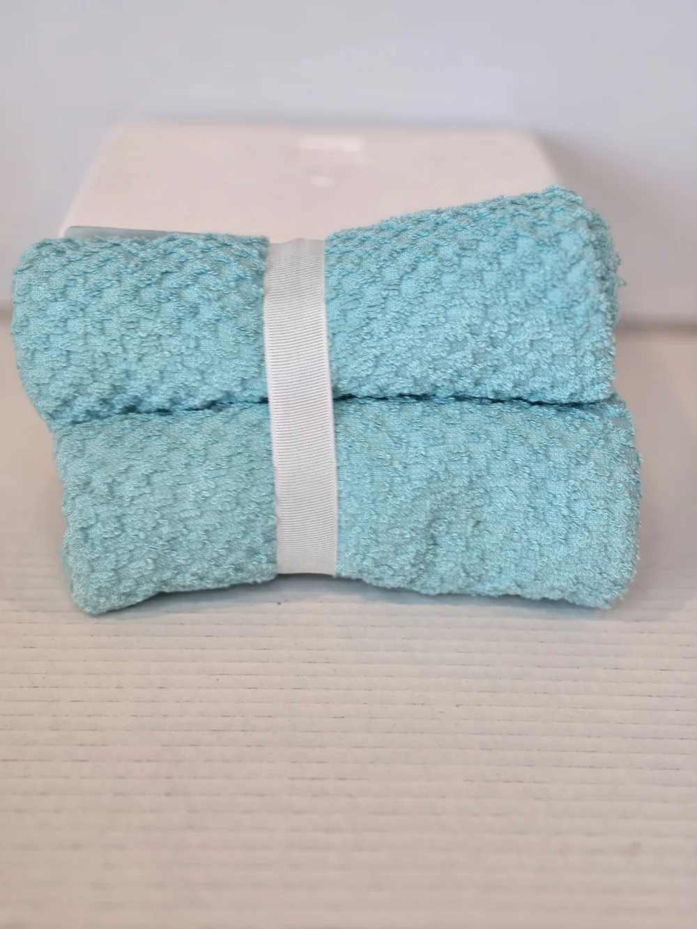 Mainstays Aqua Microfiber Hair Wraps - 2 Pack